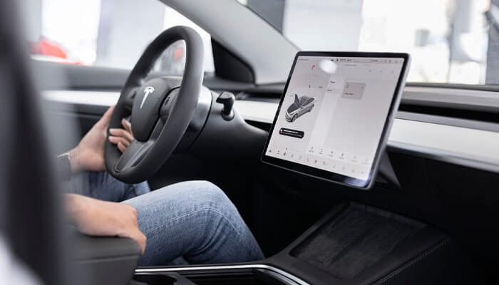 Tesla model 3 Infotainment system